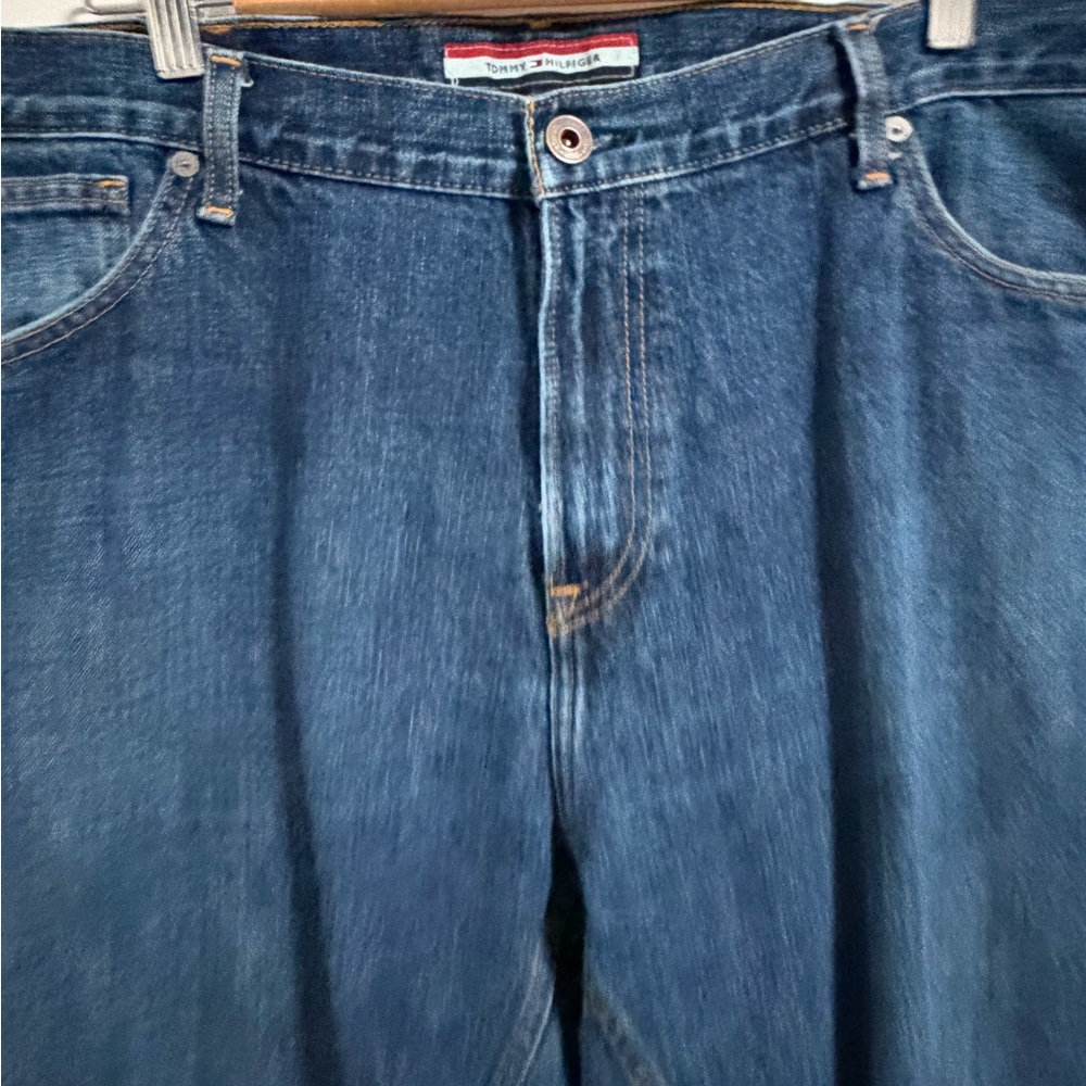 Tommy Hilfiger Men's Dark Blue Straight Jeans - Picture 5 of 16